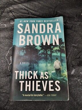 Sandra Brown Thick As Thieves Paperback Book